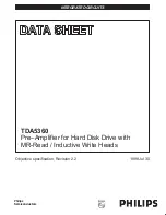 Philips TDA5360 Datasheet предпросмотр