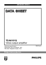 Предварительный просмотр 1 страницы Philips TDA6101Q Datasheet