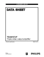 Philips TDA6107JF Datasheet предпросмотр