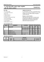 Preview for 2 page of Philips TDA7057AQ Datasheet