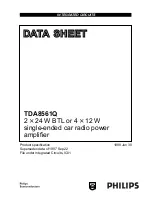 Philips TDA8561Q Datasheet предпросмотр