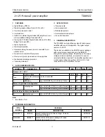 Предварительный просмотр 3 страницы Philips TDA8922 Datasheet