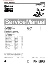 Philips TDVD1.1E Service Manual preview