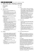 Preview for 4 page of Philips TE3.1E CA Service Manual