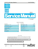 Preview for 1 page of Philips TH-P19A Service Manual