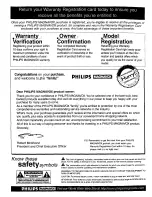 Preview for 2 page of Philips TP2785CI Instructions For Use Manual