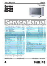 Philips TPE1.1U LA Service Manual preview