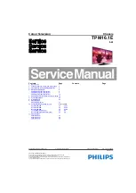 Preview for 1 page of Philips TPM16.1E LA Service Manual