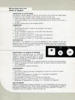 Preview for 3 page of Philips TR-1 Manual