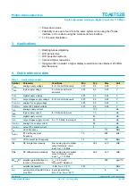 Preview for 2 page of Philips Triple high-speed Analog-to-Digital Converter 110 Msps TDA8752B Specification