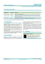 Preview for 36 page of Philips Triple high-speed Analog-to-Digital Converter 110 Msps TDA8752B Specification