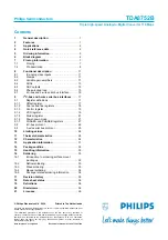 Preview for 38 page of Philips Triple high-speed Analog-to-Digital Converter 110 Msps TDA8752B Specification