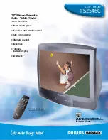 Предварительный просмотр 1 страницы Philips TS2546C Brochure