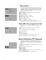 Preview for 6 page of Philips TV Remote Control Owner'S Manual