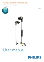 Philips TX2BT User Manual preview