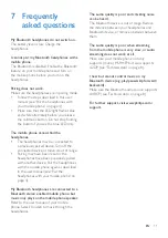 Preview for 13 page of Philips TX2BT User Manual