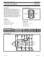 Philips UA733 Specification Sheet preview