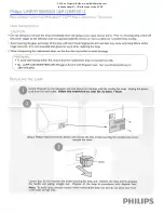 Preview for 1 page of Philips UHP/915B455011 User Instructions