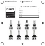 Philips Ultinon Essential LED-HL Instructions Manual preview