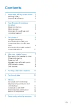 Preview for 2 page of Philips UpBeat SHB2505 User Manual