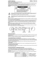 Предварительный просмотр 1 страницы Philips US2-PH61153 User Manual