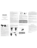 Предварительный просмотр 2 страницы Philips US2-VOX120 User Manual