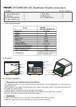 Предварительный просмотр 1 страницы Philips UVCC090 Instructions