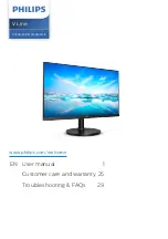 Philips V Series User Manual предпросмотр