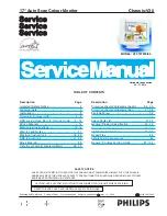 Preview for 1 page of Philips V30 107T00 Service Manual