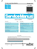 Предварительный просмотр 1 страницы Philips V50 109B5 Service Manual