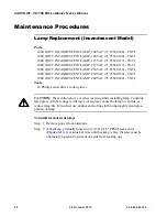 Preview for 40 page of Philips VARI*LITE VL1100 ERS Luminaire Service Manual