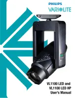 Preview for 1 page of Philips VARILITE VL1100 LED Luminaire User Manual