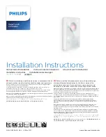 Philips Vaya Touch Controller Installation Instructions Manual preview