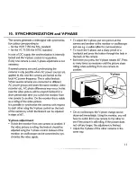 Предварительный просмотр 11 страницы Philips VC 71505 Instructions For Use Manual