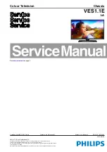 Preview for 1 page of Philips VES1.1E Service Manual