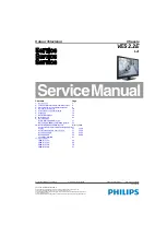 Preview for 1 page of Philips VES2.2E LA Service Manual