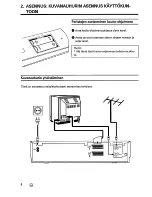 Preview for 8 page of Philips Video Cassette Recorder (Finnish) Owner'S Manual