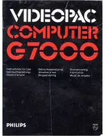 Preview for 2 page of Philips Videopac G7000 Instructions For Use Manual