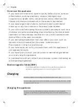 Preview for 10 page of Philips VisaCare Prestige SC6250 Manual