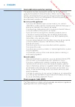 Preview for 8 page of Philips VisaCare SC6240/01 Manual