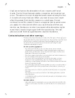 Preview for 9 page of Philips VisaCare User Manual