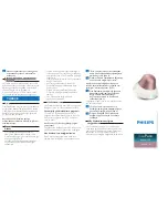 Предварительный просмотр 2 страницы Philips VisaPure ADVANCED Fresh Eyes Manual