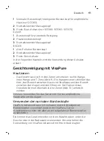 Предварительный просмотр 41 страницы Philips VisaPure Advanced SC53 Series User Manual