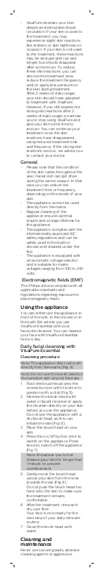 Preview for 4 page of Philips VisaPure Essential BSC200 Manual