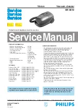 Preview for 1 page of Philips Vision HR 8910 Service Manual