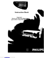 Philips VKRD11YL Instruction Book preview