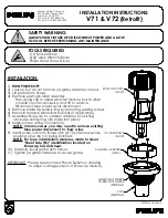 Предварительный просмотр 2 страницы Philips VL72 Installation Instructions