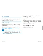 Preview for 20 page of Philips VOICE TRACER DVT1300 User Manual