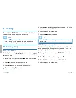 Preview for 27 page of Philips Voice tracer DVT2500 User Manual