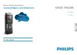 Philips VOICE TRACER DVT2510 User Manual предпросмотр